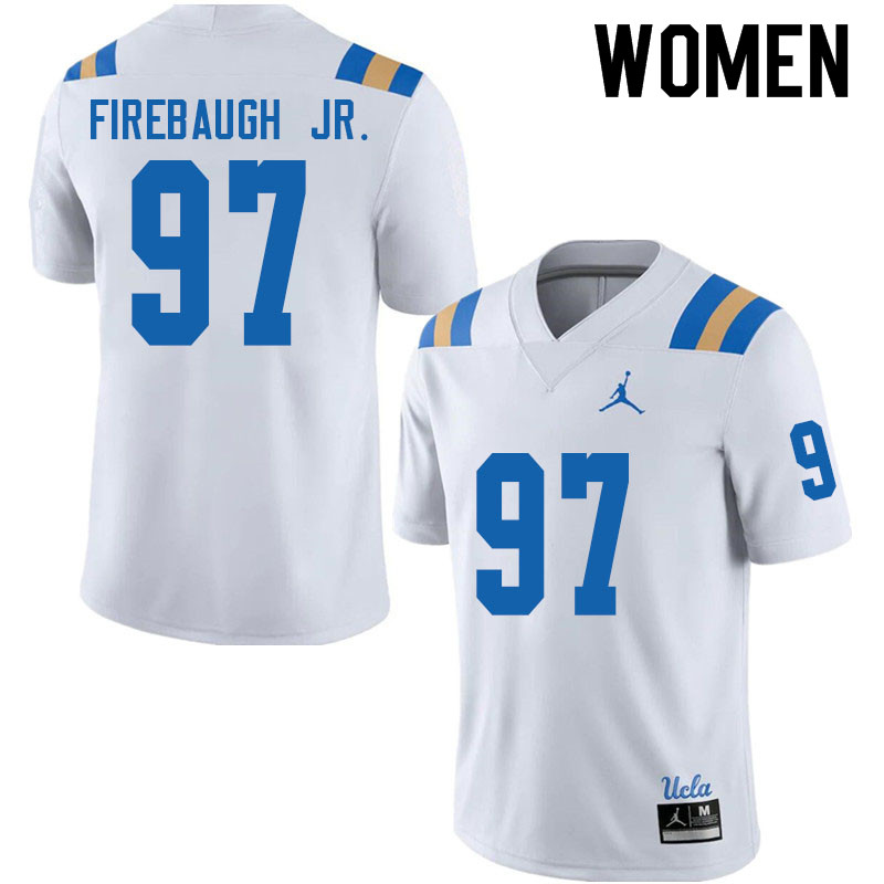 Jordan Brand Women #97 Joseph Firebaugh Jr. UCLA Bruins College Football Jerseys Sale-White